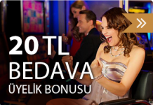 Limanbet 20 TL Bedava Bonus Kampanyası